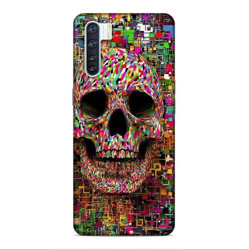 Oppo A91 Kılıf Skeleton Rengarenk Arka Kapak Silikon Koruma Full Koruyucu