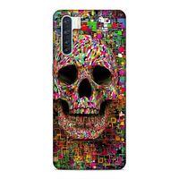 Oppo A91 Kılıf Skeleton Rengarenk Arka Kapak Silikon Koruma Full Koruyucu