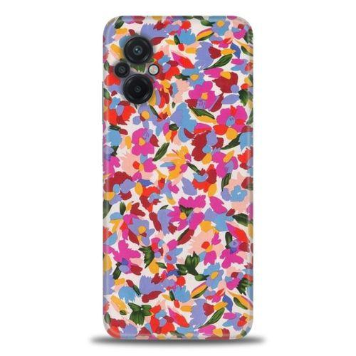 Xiaomi Poco M5 Kılıf HD Baskılı Kılıf - Renkli Baskı + Tam Ekran Koruyucu