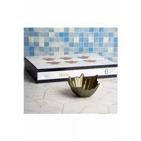 6'lı Yaprak Şekilli 13 cm. Cam Kase Royaleks-SMG05926