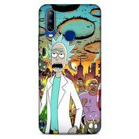 General Mobile GM 10 Uyumlu Kılıf Rick And Morty (42) Rugged Armor Kılıf Story Train Morty