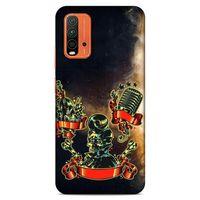 Lopard Xiaomi Redmi Note 9 4g Uyumlu Kılıf Tattoo's (16) Kalın Kılıf Karışık