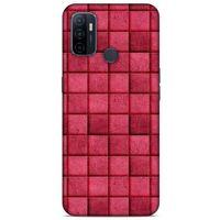 Huawei P40 Kılıf Patchwork (29) Arka Koruma Kılıfı Pembe
