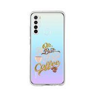 Redmi Note 8 Coffee Desenli Premium Şeffaf Silikon Kılıf