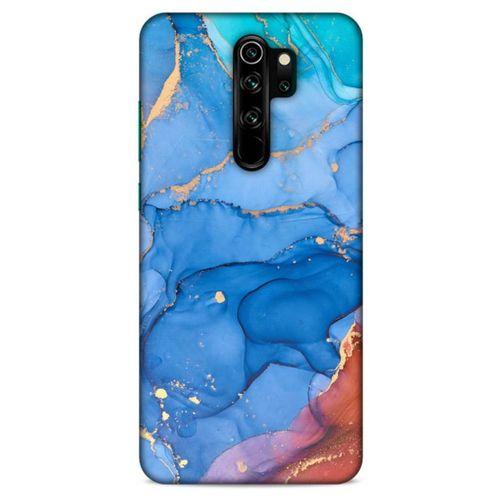 Xiaomi Redmi Note 8 Pro Uyumlu Kılıf Mavi Delisi (10) Full Koruma Kılıfı Mermer