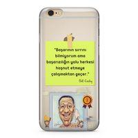 Apple iPhone 6 6s Kılıf Caps Bill Cosby Arka Kapak Koruma Desenli Full Koruyucu