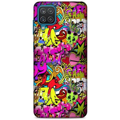 Lopard Samsung Galaxy A12 Uyumlu Kılıf Graffitix (6) Silikon Kılıf