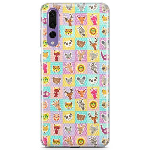 Huawei P20 Pro Kılıf Peluş Oyuncaklar Arka Kapak Koruma Desenli Full Koruyucu