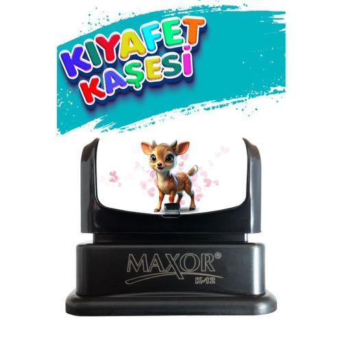 Kıyafet Kaşesi Ceylan Temalı Öğrenci Kaşesi / Kıyafet Etiketi / Kumaş Kıyafet Kaşesi