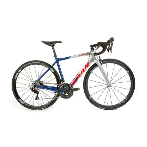 Bisan Mithra 105 Rim Brake Yol Bisikleti Gri-Lacivert/Kırmızı 51 cm