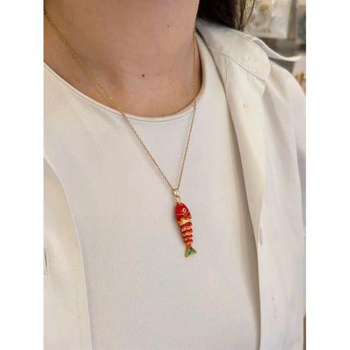 Balık Kolye - Kırmızı