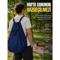 Kamp Seyahat Spor Ve Piknik İçin Geniş Hacimli Katlanabilir Omuz Çantası