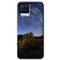 Realme 8 Pro Kılıf HD Desen Baskılı Arka Kapak + Temperli Cam - Eclipse Sky