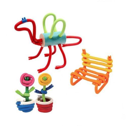 Eğitici Oyuncak Babygo Yapıcı Bükme Oluşturma 3D Yapım Seti