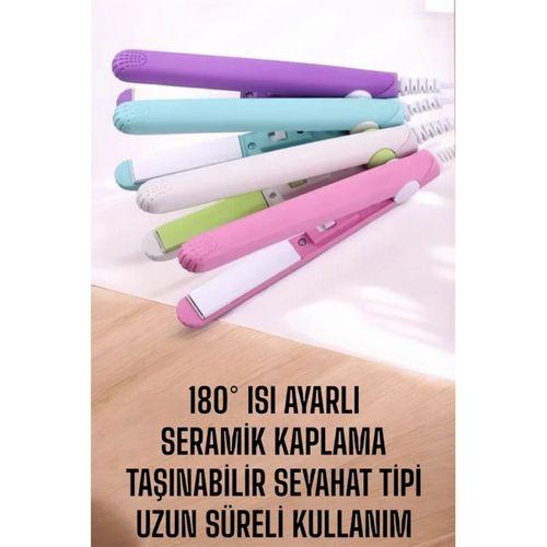180°c Isı Ve Uzun Süre Kalıcı Düzlük Sağlayan Mini Saç Düzleştirici