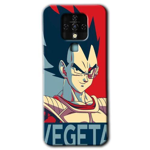 Tecno Camon 16 Kılıf HD Desen Baskılı Arka Kapak - Vegeta