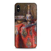 Apple iPhone XS Uyumlu Kılıf Ottoman (37) Silicone Cover Tablo