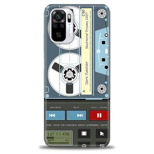 Xiaomi Poco M5s Kılıf HD Baskılı Kılıf - Nostaljik Kaset + Tam Ekran Koruyucu