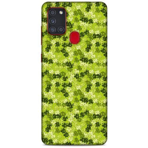 Kamuflaj 50 Samsung Galaxy A21s Kılıf Silikon Kapak