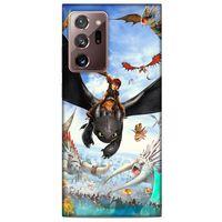Samsung Galaxy Note 20 Ultra Kılıf Dragons (32) Soft Silikon Kılıf Ejderhanı Nasıl Eğitirsin