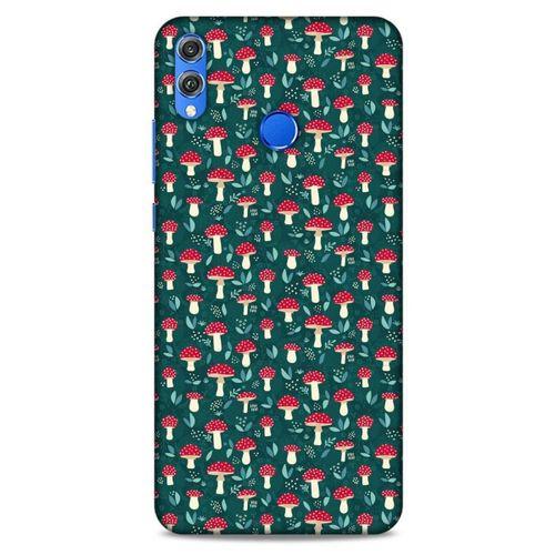 Frutix Mantar 02 Huawei Honor 8x Kılıf Desenli Silikon