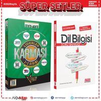 Liderler Karması TYT AYT 3+3 Deneme Seti ve AKM Dil Bilgisi Soru Bankası Seti 2 Kitap