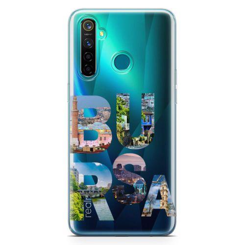 Realme 5 Pro Kılıf Bursa Gezi Arka Kapak Koruma Desenli Full Koruyucu