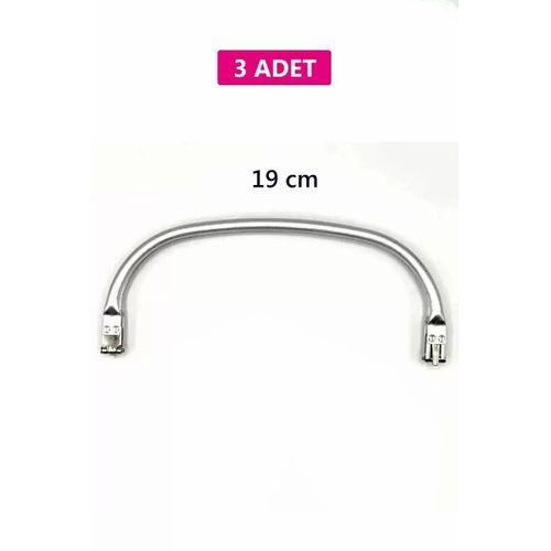 Gizli Metal Mango Çanta Bursu – 3 Adet - 19 cm - Metal Çanta Aparatı Çanta Aksesuarı