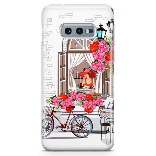 Samsung Galaxy S10e Kılıf Bisiklet Arka Kapak Koruma Desenli Full Koruyucu