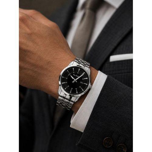 Pierre Cardin Damat Ve Takım Elbiseye Özel 2 Yıl Garantili Çelik Kordon Erkek Kol Saati VS.BLKT.1073