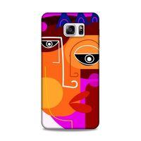 Samsung Galaxy Note 5 Uyumlu Kılıf Face'X 35 Fit Design Kılıf Turuncu