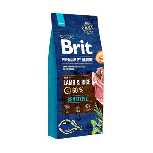 Brit Premium By Nature Hassas Sindirime Sahip Köpekler İçin, Kuzu Etli Kuru Mama 15 kg