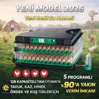 Fx-128 Model Tam Otomatik Kuluçka Makinesi – Çift Katlı, Çift Güç Sistemli, Su Hazneli Yeni Nesil İnkübatör