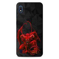 Lopard Samsung Galaxy A10 Uyumlu Kılıf Tattoo's (17) Tasarım Kılıf Red Dragon