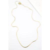 Yılan Zincir Kolye - 46cm - Altın