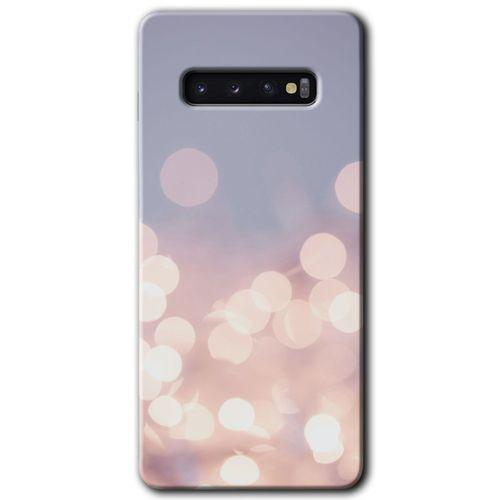 Samsung Galaxy S10 HD Baskılı Kılıf + 9D Tam Ekran Koruyucu - Blur Lights