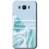 Samsung Galaxy J7 2016 HD Baskılı Kılıf + 9D Tam Ekran Koruyucu - Fearless