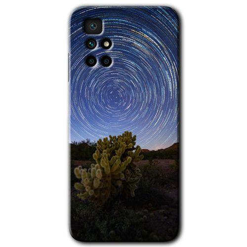 Redmi 10 Kılıf HD Desen Baskılı Arka Kapak - Eclipse Sky + Kırılmaz Cam