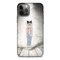 Apple iPhone 12 Pro Kılıf FunnyMaX (39) Liquid Crystal Kılıf Açık Gri Kedl