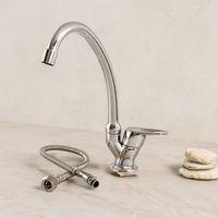 Tek Kollu Mermerüstü Lavabo Bataryası (Aç-Kapa)