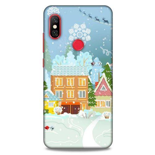 Xiaomi Redmi Note 6 Pro Kılıf Snowix (35) Fit Design Kılıf Karışık Renkli