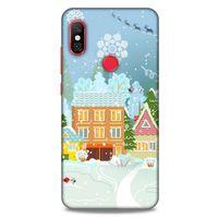 Xiaomi Redmi Note 6 Pro Kılıf Snowix (35) Fit Design Kılıf Karışık Renkli