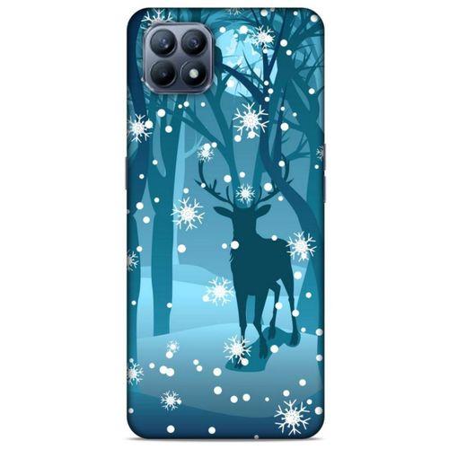 Huawei P40 Lite Kılıf Snowix (28) Arka Kapak Mavi Koyu