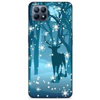 Huawei P40 Lite Kılıf Snowix (28) Arka Kapak Mavi Koyu