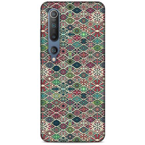 Ethnic Culture (3) Xiaomi Mi 10 Kılıf Silikon Kapak Desenli