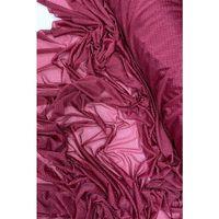 Yağmur Damlası Simli Abiye Elbise Şallık Tül Kumaş Bordo 23