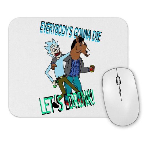 Bojack Horseman Rick and Morty Mouse Pad