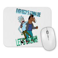 Bojack Horseman Rick and Morty Mouse Pad