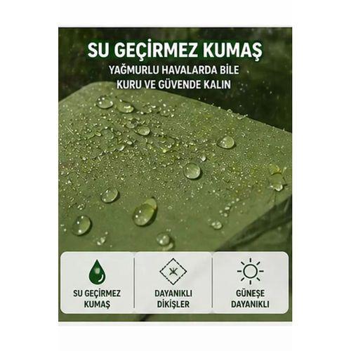 Otomatik Kabin Giyinme Çadırı 120x120x190 Cm Üst H.alandırma Yan Pencereli Duş & Wc Çadırı