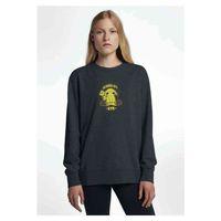 Pokemon Pikachu Gym Baskılı Füme Antrasit Kadın Sweatshirt